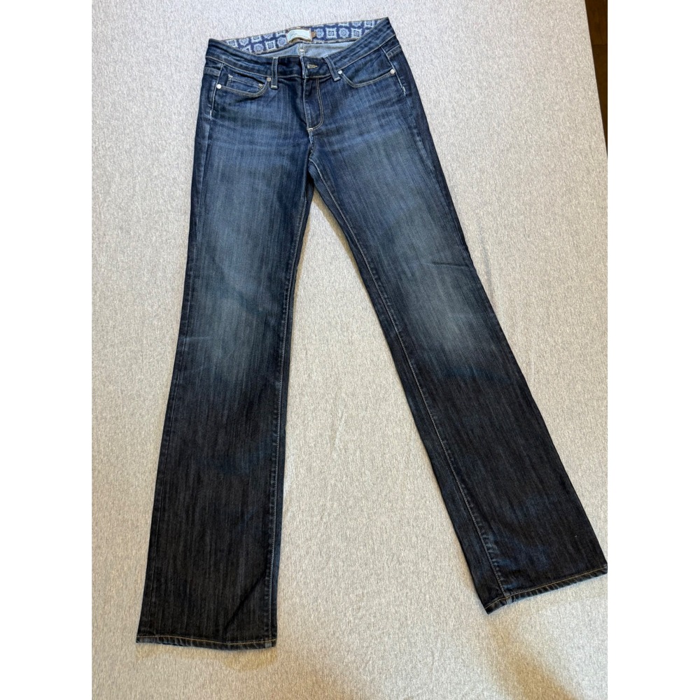 Paige Premium Denim Melbourne Dark Wash Bootcut Jeans Size 27 Made in USA